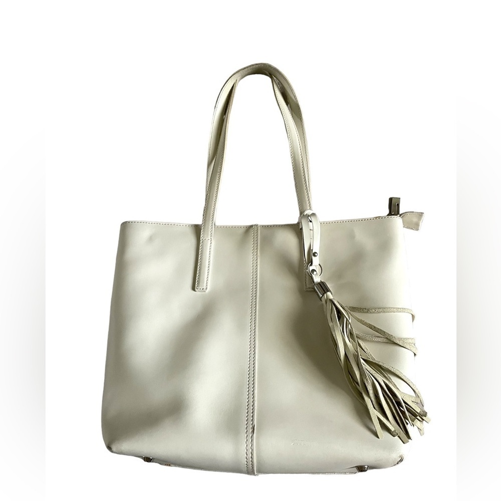 NICOLI White Leather Bag